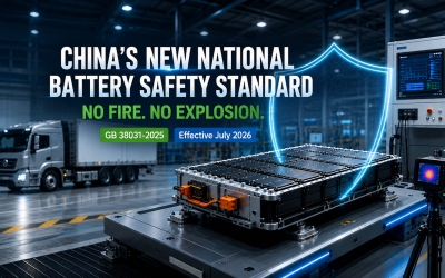 China’s New Battery Safety Standard Raises the Bar for EV Makers