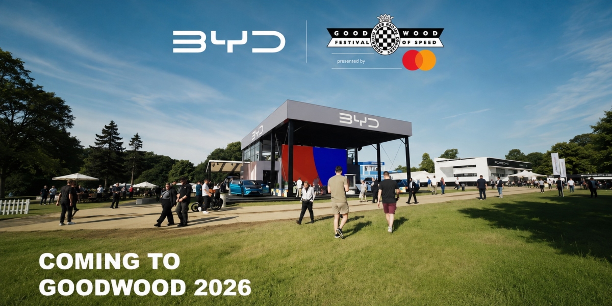 BYD Takes Center Stage at Goodwood as China's EV Ambition Moves Beyond Cars